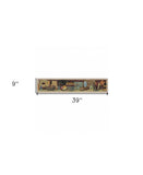 Country Bath Shelf 5 Brown Framed Print Bathroom Wall Art - Homeroots - Flyclothing LLC