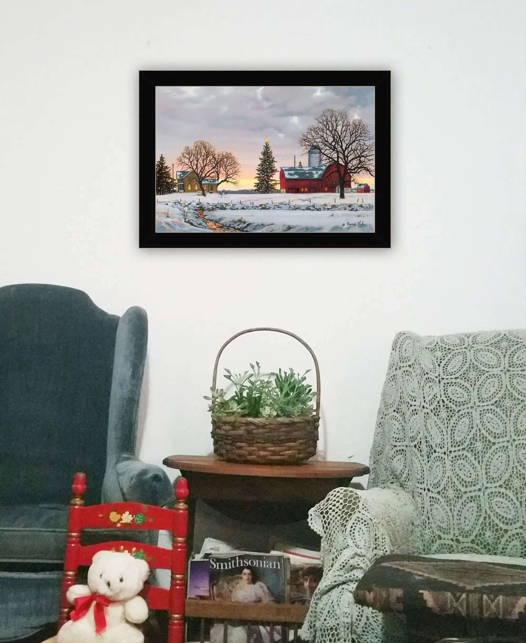 Morning Calls Black Framed Print Wall Art - Homeroots - Flyclothing LLC
