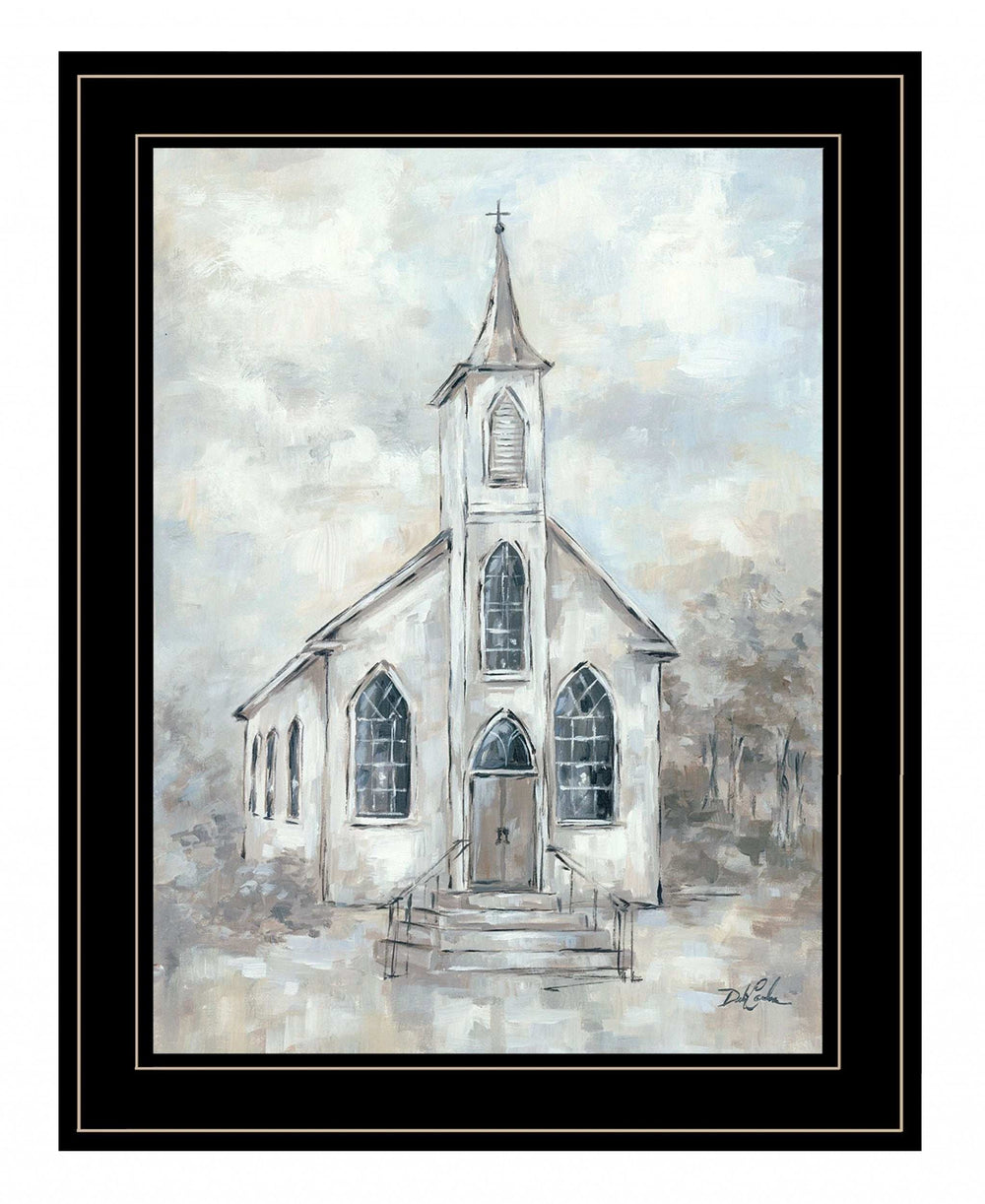 Faith 4 Black Framed Print Wall Art - Homeroots - Flyclothing LLC