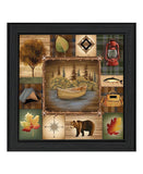 At the Lake 2 Black Framed Print Wall Art - Homeroots
