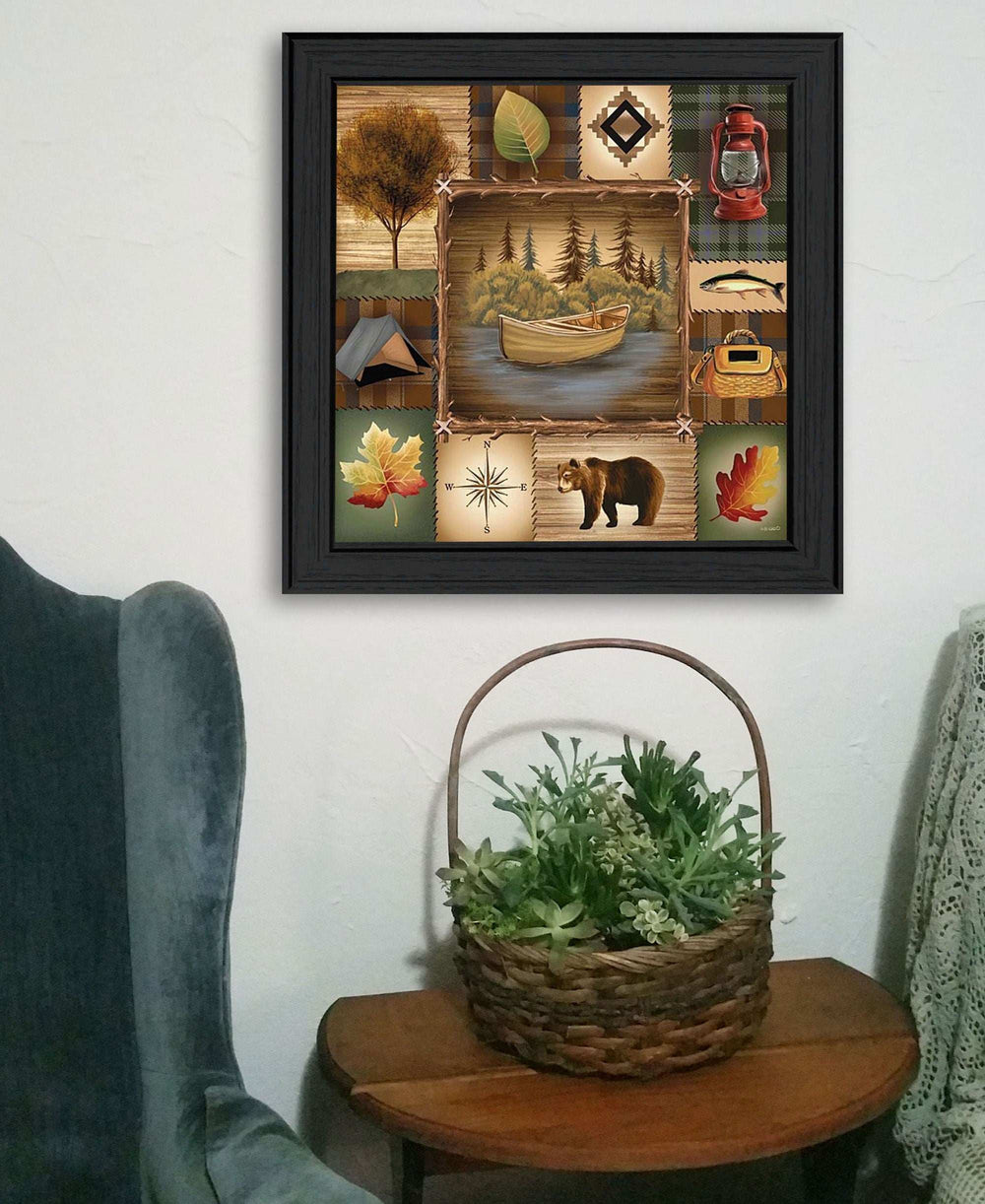 At the Lake 2 Black Framed Print Wall Art - Homeroots - Flyclothing LLC