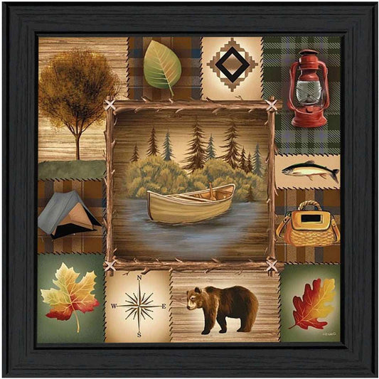 At the Lake 2 Black Framed Print Wall Art - Homeroots - Flyclothing LLC
