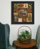 At the Cabin Black Framed Print Wall Art - Homeroots - Flyclothing LLC