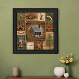 At the Cabin Black Framed Print Wall Art - Homeroots - Flyclothing LLC