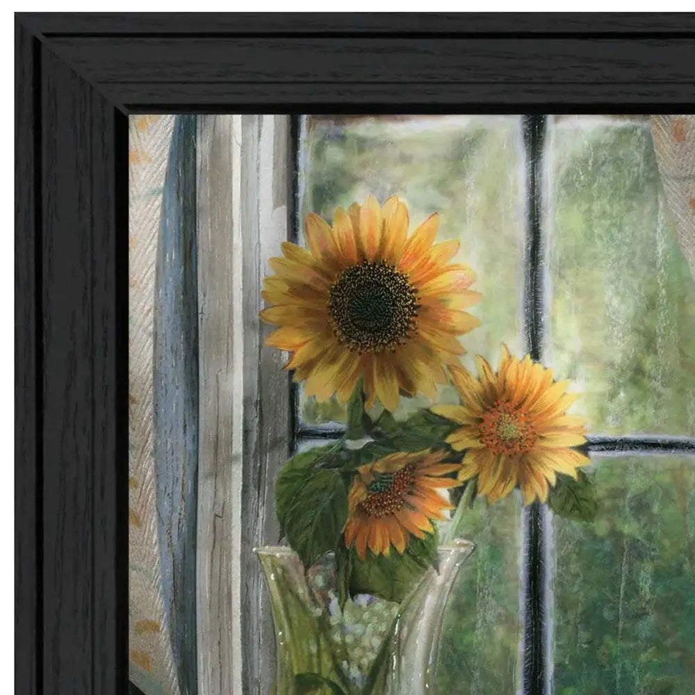 Morning Flower 2 Black Framed Print Wall Art - Homeroots - Flyclothing LLC