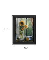 Morning Flower 2 Black Framed Print Wall Art - Homeroots - Flyclothing LLC