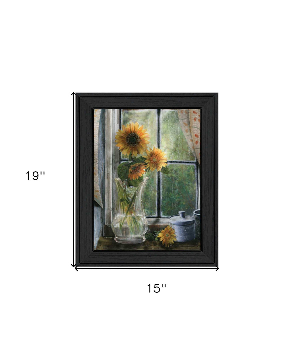 Morning Flower 2 Black Framed Print Wall Art - Homeroots - Flyclothing LLC