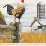 Down on the Farm II White Framed Print Wall Art - Homeroots - Flyclothing LLC