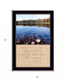 Still Waters Black Framed Print Wall Art - Homeroots - Flyclothing LLC