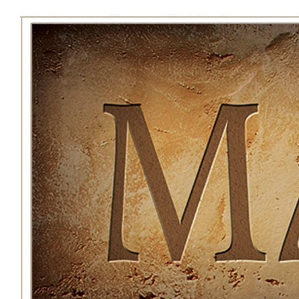 Man Cave 3 White Framed Print Wall Art - Homeroots - Flyclothing LLC