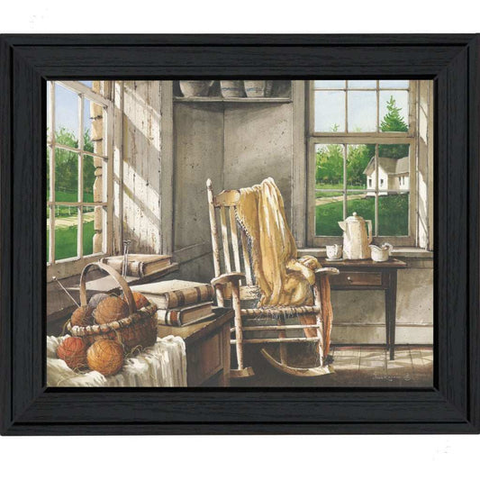 Corner Comforts Black Framed Print Wall Art - Homeroots - Flyclothing LLC