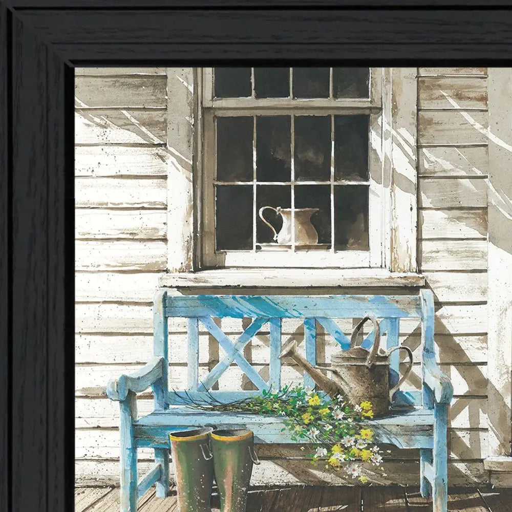 Cheerful Chores Black Framed Print Wall Art - Homeroots - Flyclothing LLC