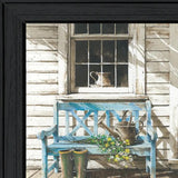 Cheerful Chores Black Framed Print Wall Art - Homeroots