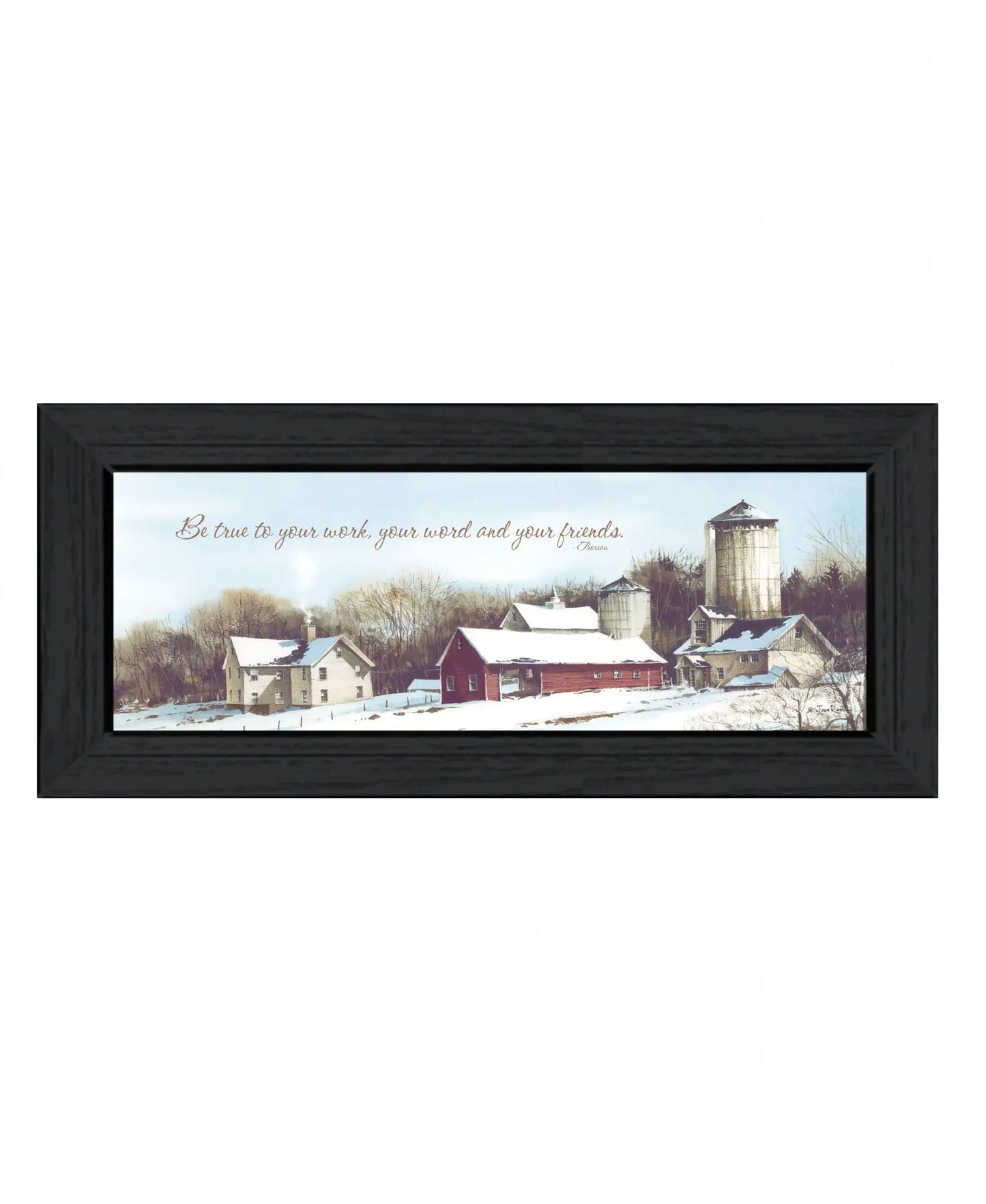 Be TRUE Black Framed Print Wall Art - Homeroots - Flyclothing LLC