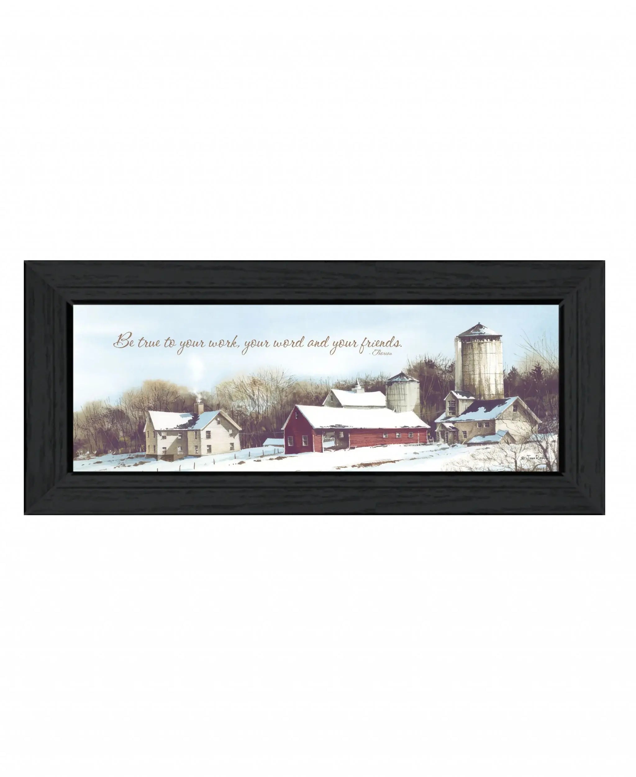 Be TRUE Black Framed Print Wall Art - Homeroots - Flyclothing LLC
