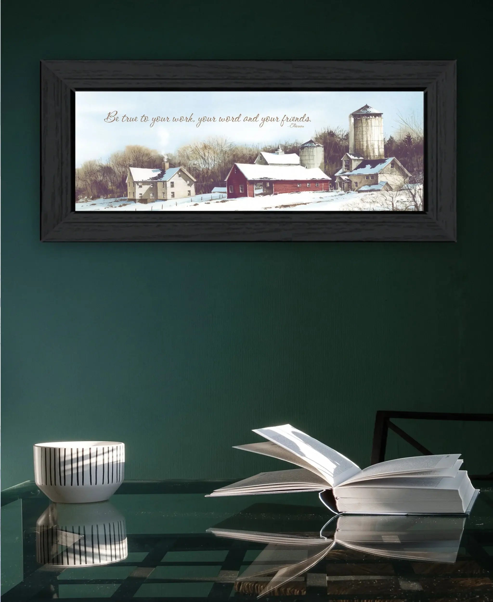 Be TRUE Black Framed Print Wall Art - Homeroots - Flyclothing LLC