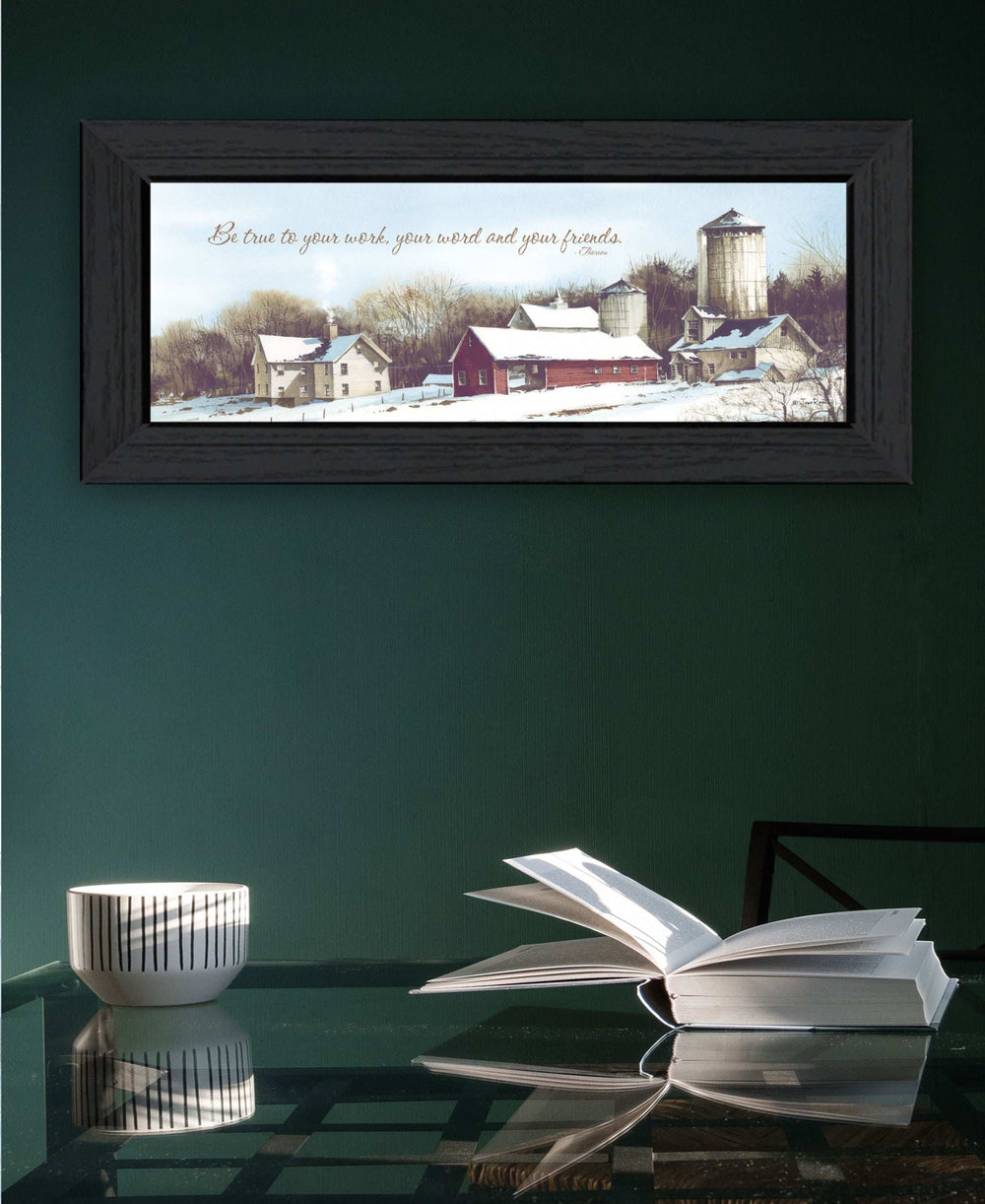 Be TRUE Black Framed Print Wall Art - Homeroots - Flyclothing LLC