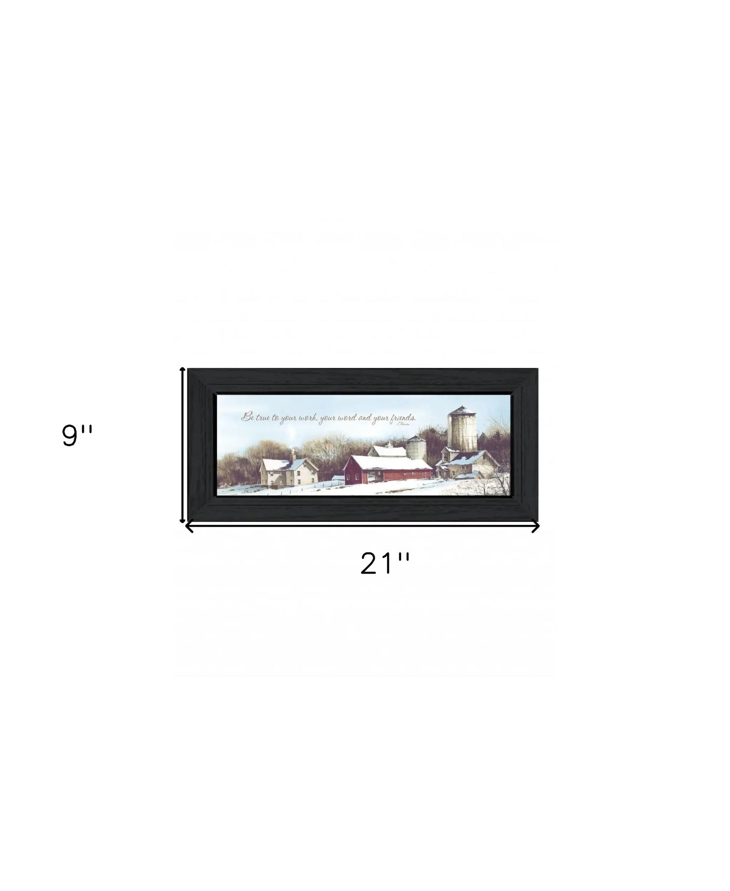 Be TRUE Black Framed Print Wall Art - Homeroots - Flyclothing LLC