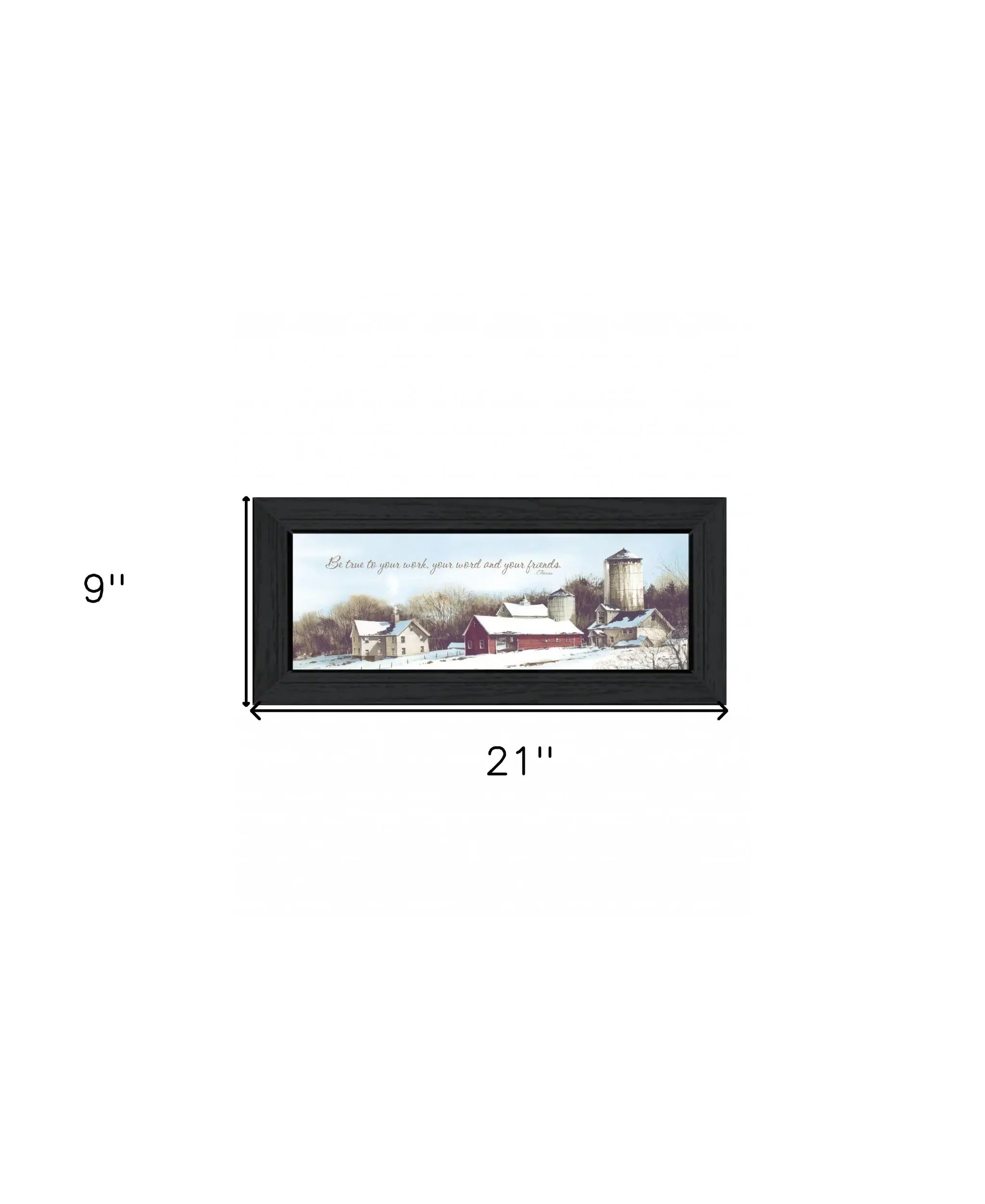 Be TRUE Black Framed Print Wall Art - Homeroots - Flyclothing LLC