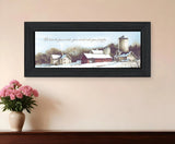 Be TRUE Black Framed Print Wall Art - Homeroots