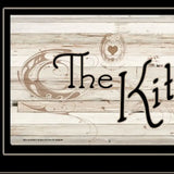 Kitchen is the Heart of the Home 14 Black Framed Print Kitchen Wall Art - Homeroots - Flyclothing LLC