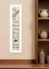 Kitchen is the Heart of the Home 15 White Framed Print Kitchen Wall Art - Homeroots - Flyclothing LLC