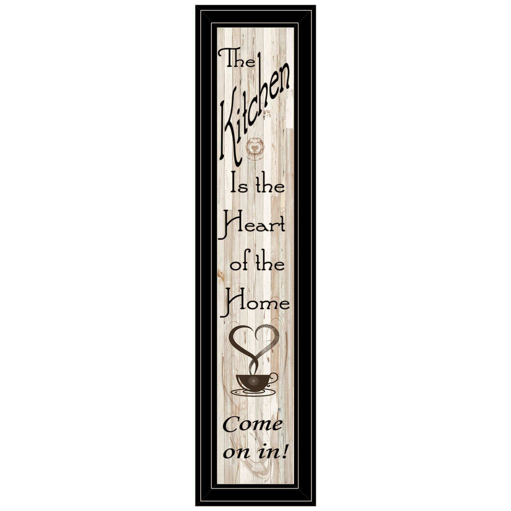 Kitchen is the Heart of the Home 18 Black Framed Print Kitchen Wall Art - Homeroots - Flyclothing LLC