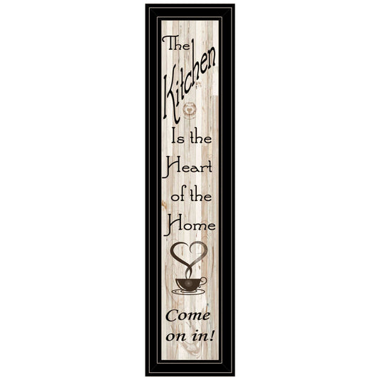 Kitchen is the Heart of the Home 18 Black Framed Print Kitchen Wall Art - Homeroots - Flyclothing LLC