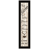 Kitchen is the Heart of the Home 18 Black Framed Print Kitchen Wall Art - Homeroots