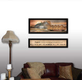 Set Of Two Together Blessed Black Framed Print Wall Art - Homeroots - Flyclothing LLC