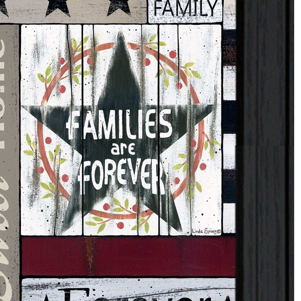 Set Of Two Family Wisdom Black Framed Print Wall Art - Homeroots - Flyclothing LLC