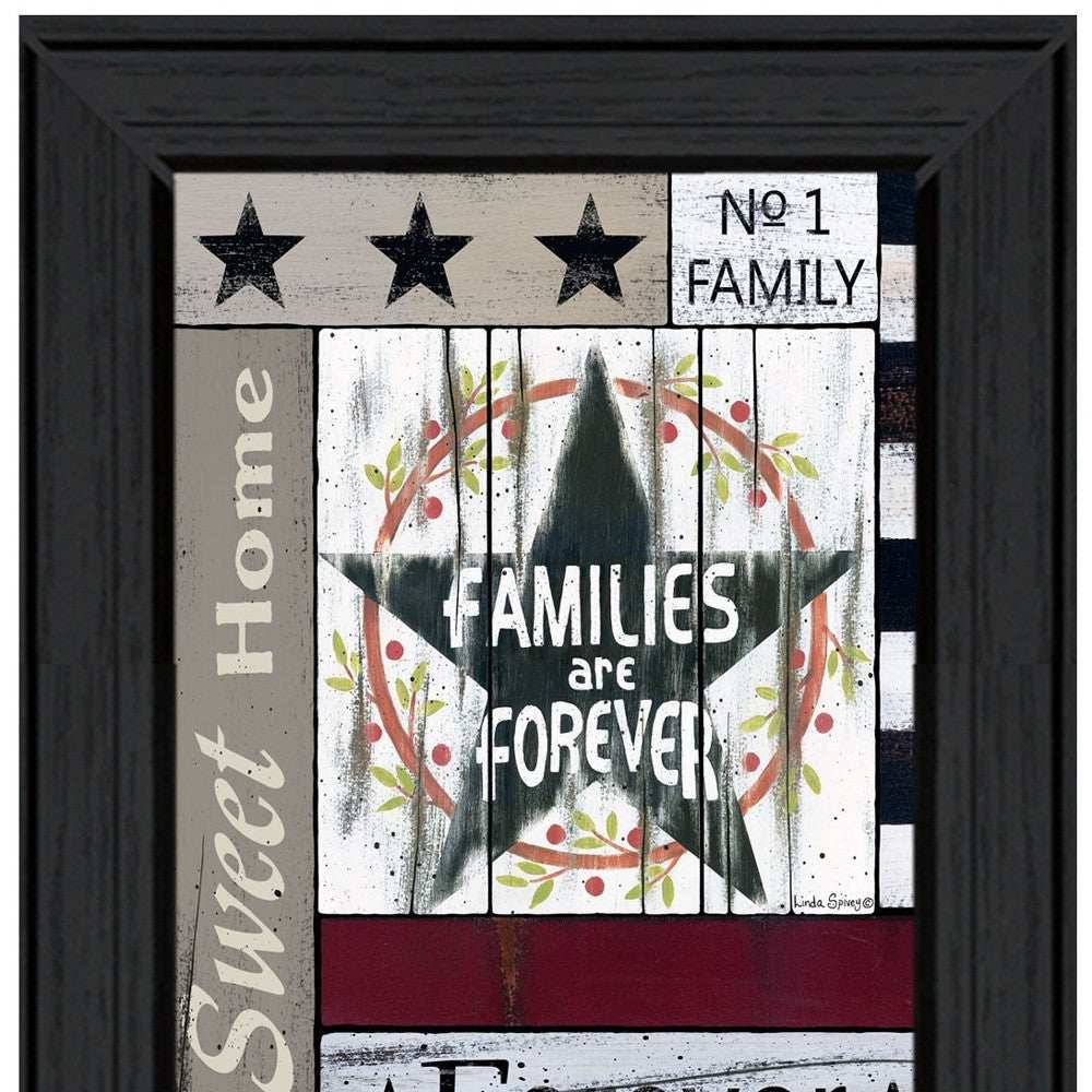 Set Of Two Family Wisdom Black Framed Print Wall Art - Homeroots - Flyclothing LLC
