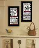 Set Of Two Family Wisdom Black Framed Print Wall Art - Homeroots - Flyclothing LLC