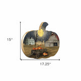 Spooky Harvest Moon 2 Unframed Print Kitchen Wall Art - Homeroots - Flyclothing LLC