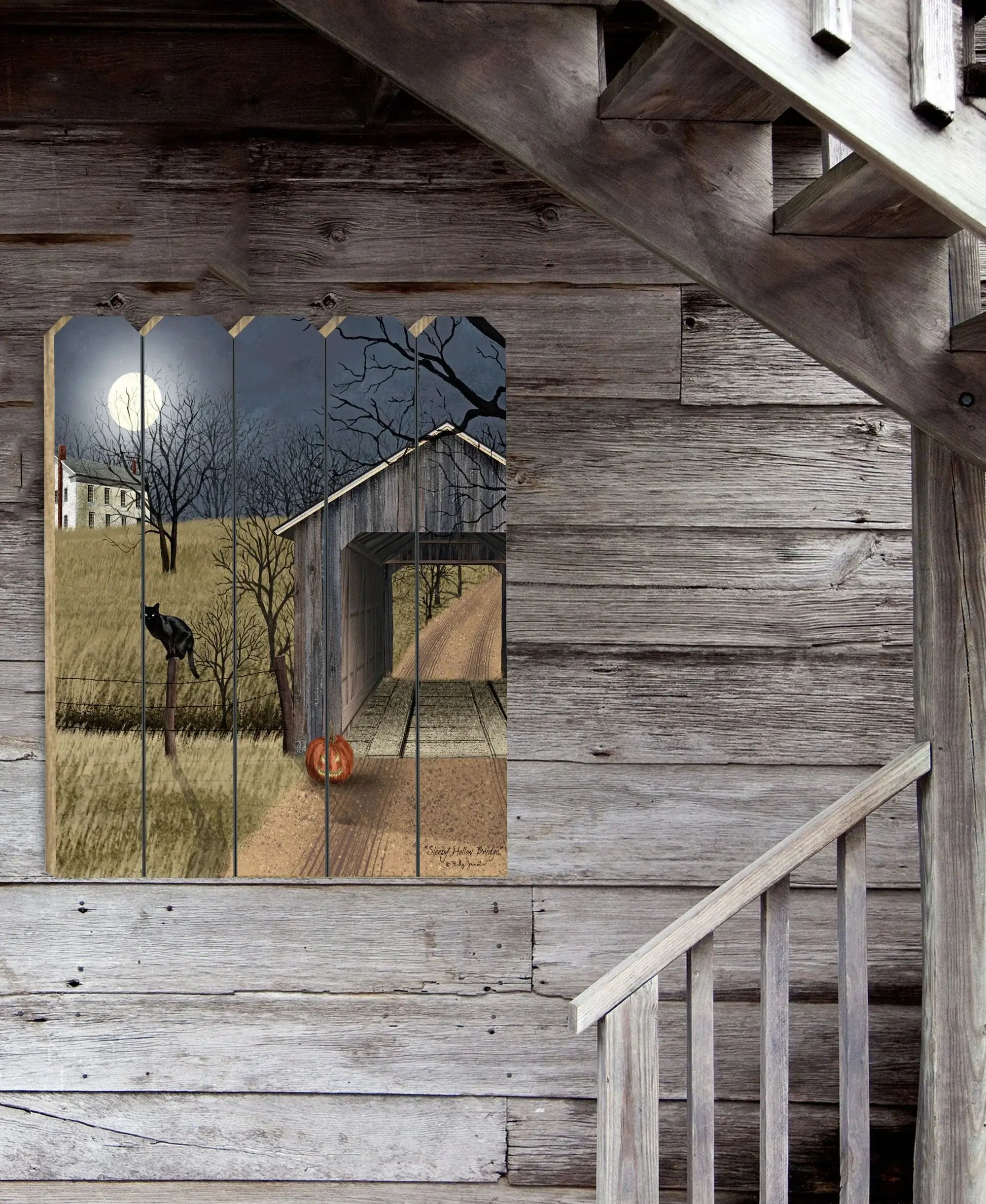 Sleepy Hollow Bridge 1 Unframed Print Wall Art - Homeroots - Flyclothing LLC