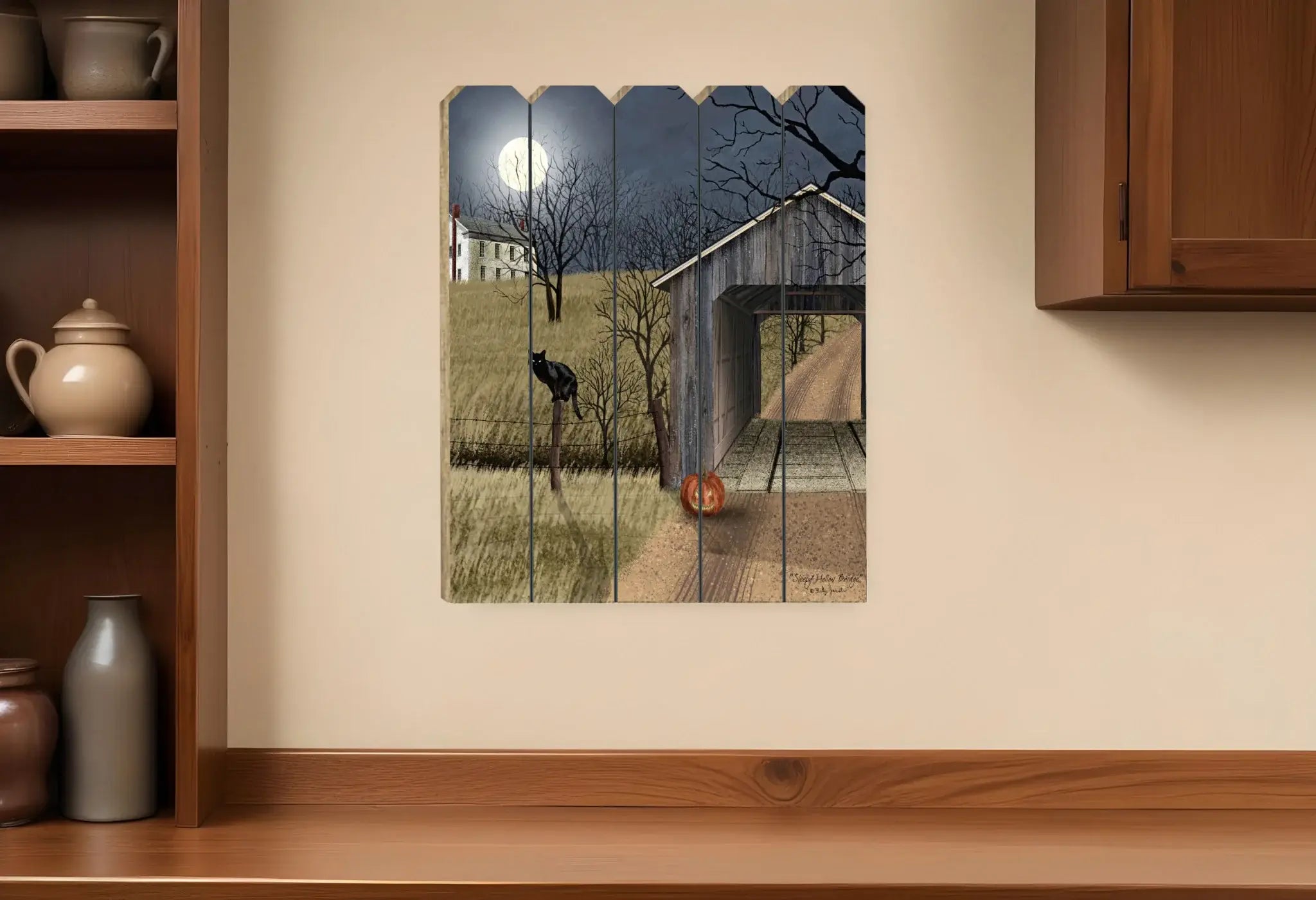 Sleepy Hollow Bridge 1 Unframed Print Wall Art - Homeroots - Flyclothing LLC