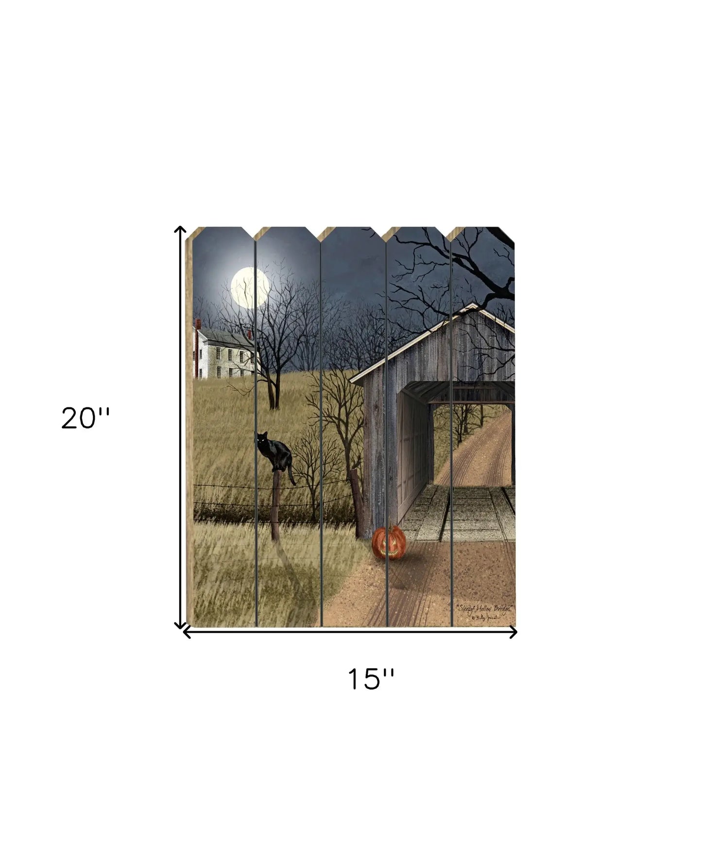 Sleepy Hollow Bridge 1 Unframed Print Wall Art - Homeroots - Flyclothing LLC
