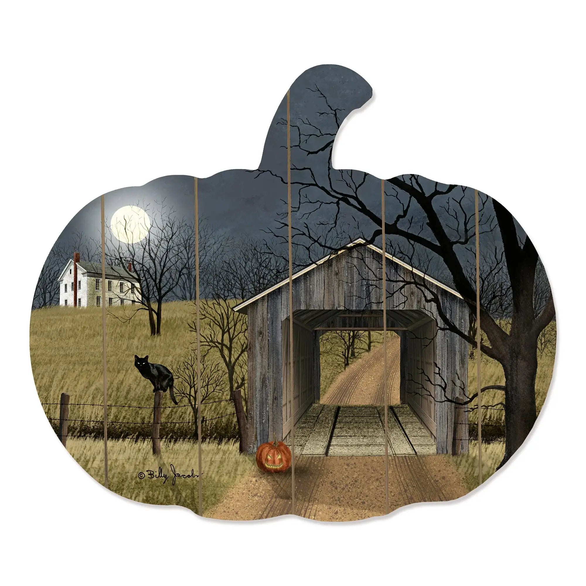 Sleepy Hollow Bridge 2 Unframed Print Wall Art - Homeroots - Flyclothing LLC