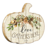 Love Gathers Here Unframed Print Wall Art - Homeroots