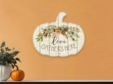 Love Gathers Here Unframed Print Wall Art - Homeroots - Flyclothing LLC