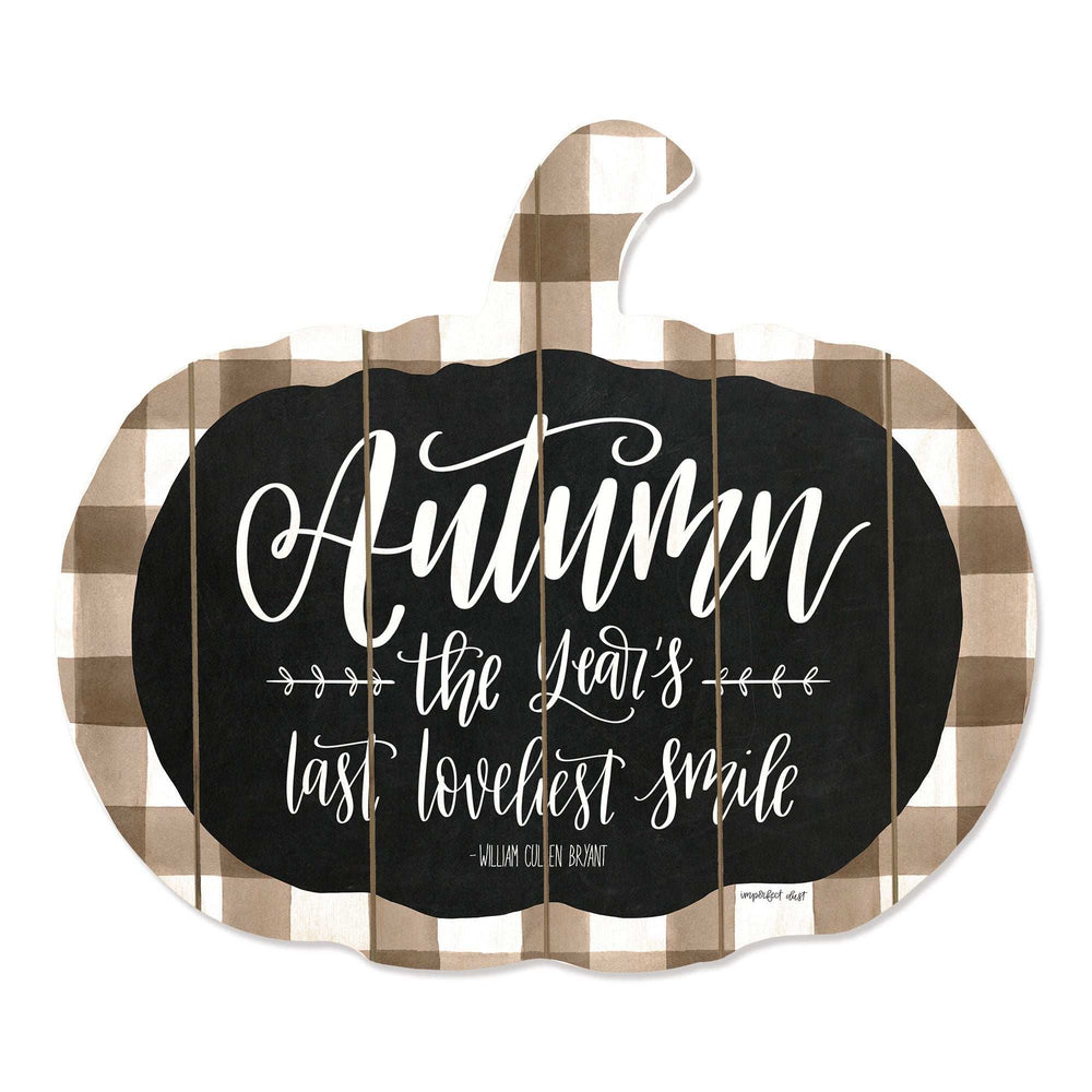 Autumn The Years Last Loveliest Smile Pumpkin Shape Wall Art - Homeroots - Flyclothing LLC
