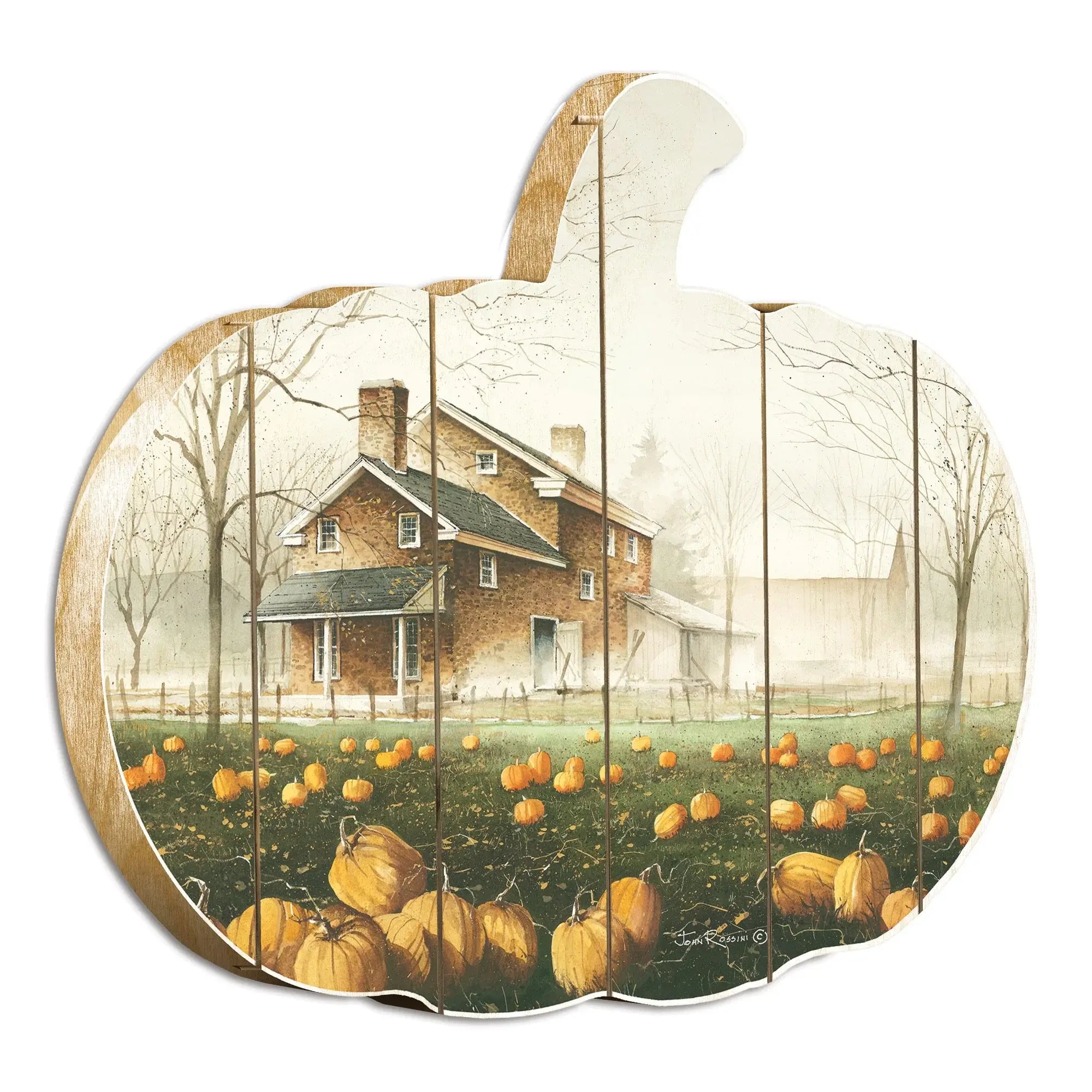 October Gray Unframed Print Wall Art - Homeroots - Flyclothing LLC