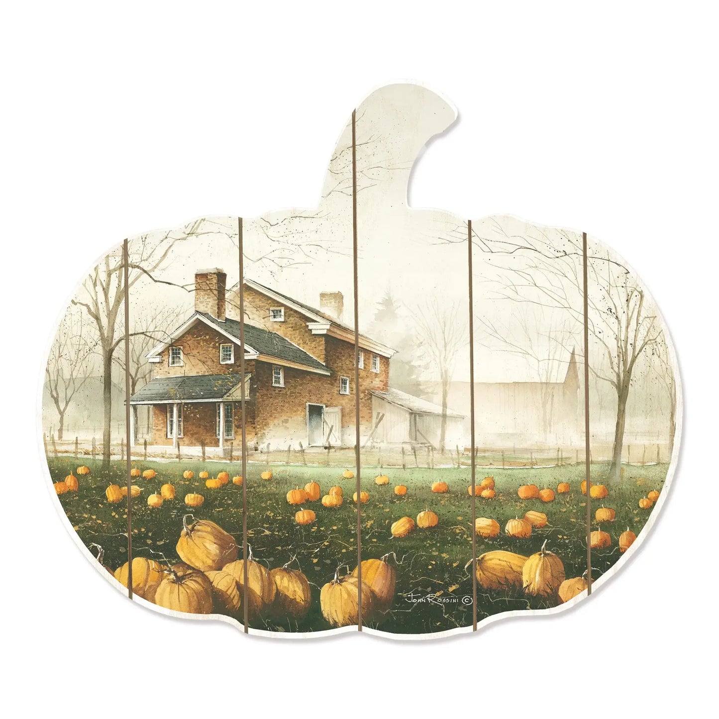October Gray Unframed Print Wall Art - Homeroots - Flyclothing LLC