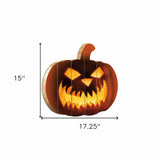 Fierce Pumpkin Face! Unframed Print Wall Art - Homeroots - Flyclothing LLC