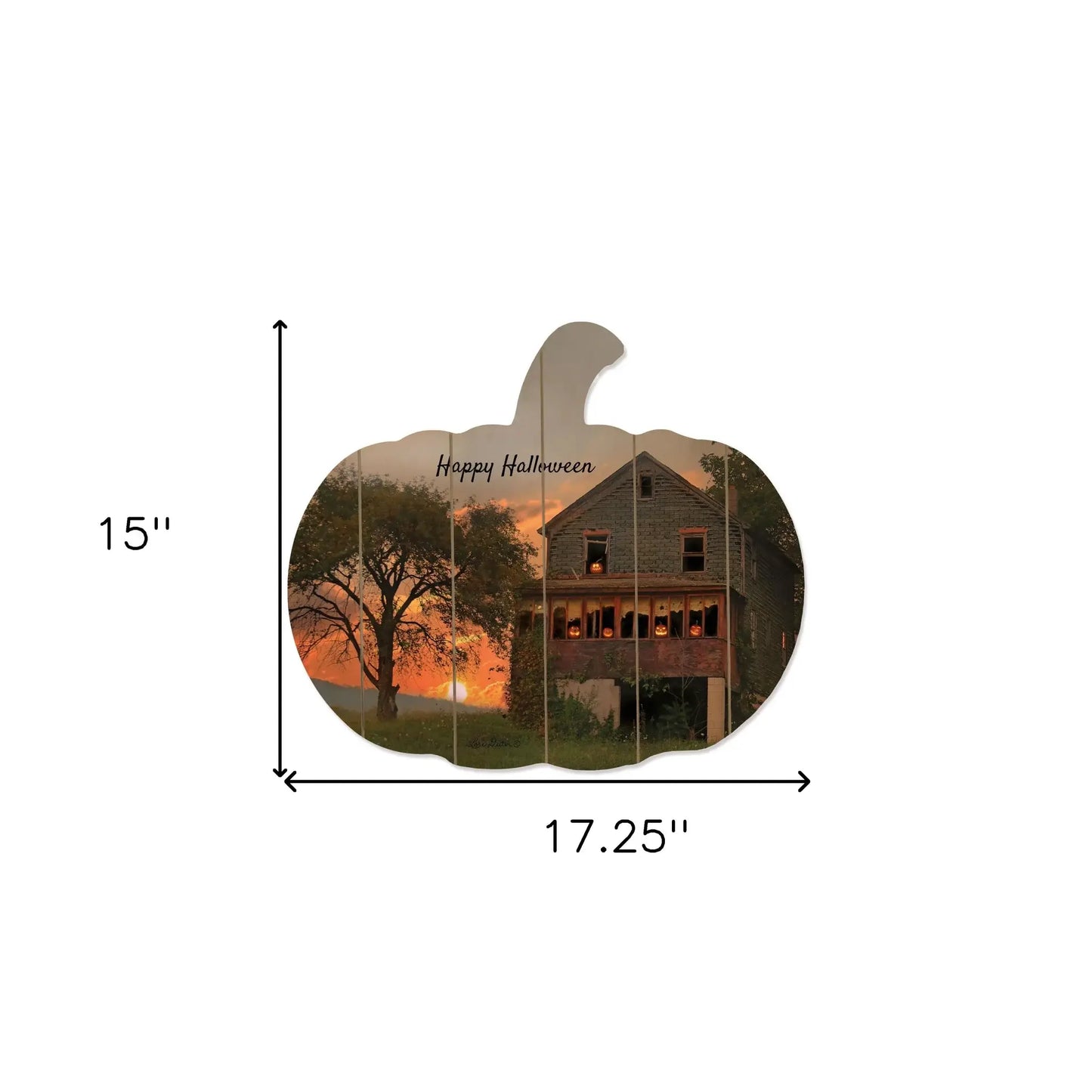 Happy Halloween Unframed Print Wall Art - Homeroots - Flyclothing LLC
