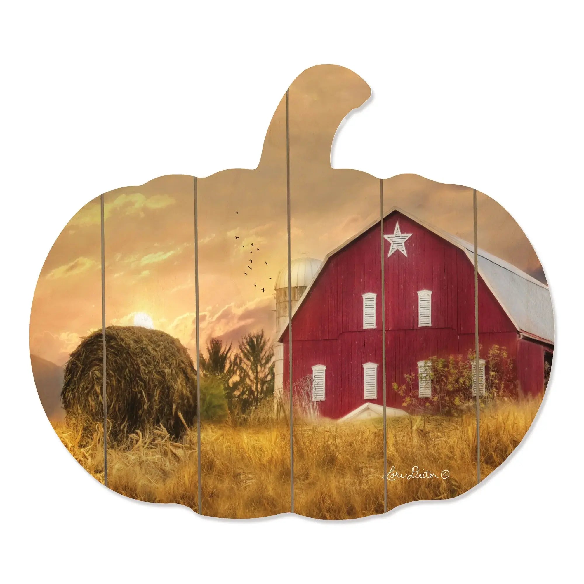 Bedford County Sunset Unframed Print Wall Art - Homeroots - Flyclothing LLC