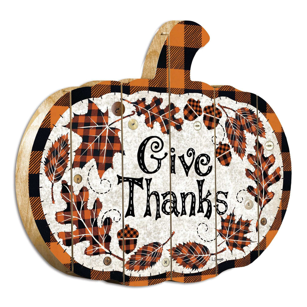 Give Thanks Unframed Print Wall Art - Homeroots - Flyclothing LLC