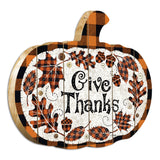 Give Thanks Unframed Print Wall Art - Homeroots