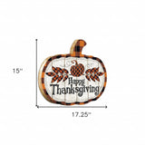 Happy Thanksgiving Unframed Print Wall Art - Homeroots - Flyclothing LLC