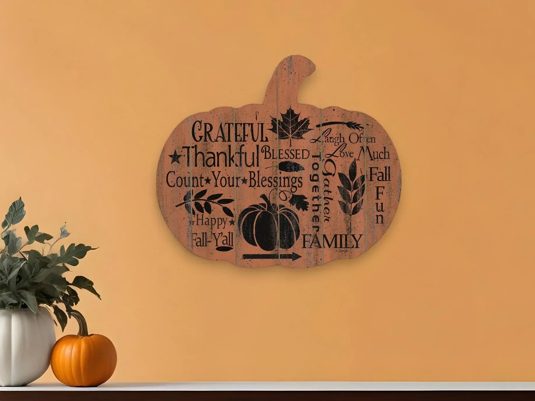 Grateful Unframed Print Wall Art - Homeroots - Flyclothing LLC